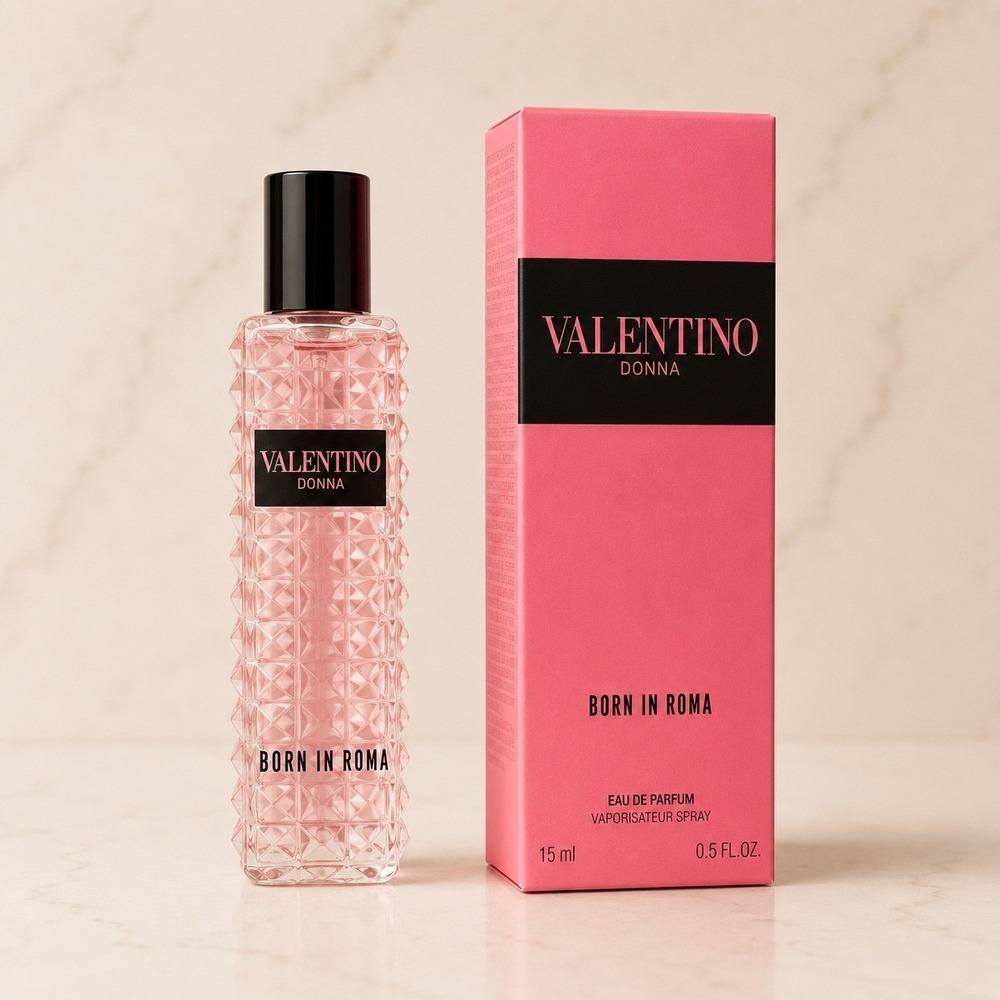 Valentino Donna Born in Roma Pink Eau de Parfum Travel Spray Size 15mL New